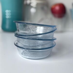 Fire King Philbe Sapphire Blue custard cup